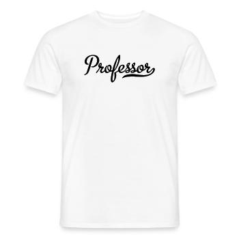 professeur - T-shirt homme - blanc - Devant - AI Model Male 178 dark (178cm)