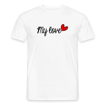 MUTTERTAG. SCHÖNEN MUTTERTAG. MAMA - Männer T-Shirt - Weiß - Vorne - AI Model Male 178 dark (178cm)