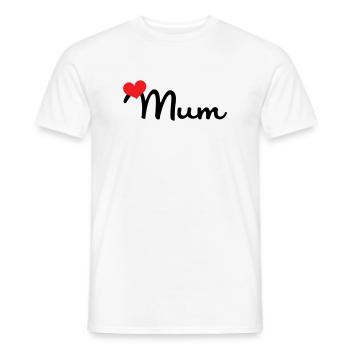 Maman d'Amour - Muttertag - Männer T-Shirt - Weiß - Vorne - AI Model Male 178 dark (178cm)
