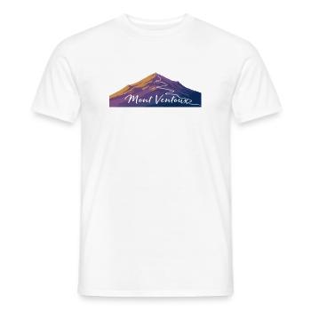 Lebendige Berglandschaft Illustration - Männer T-Shirt - Weiß - Vorne - AI Model Male 178 dark (178cm)