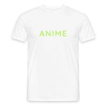 Anime Weekend Plans Graphic Design - Men's T-Shirt - white - Front - AI Model Male 178 dark (178cm)