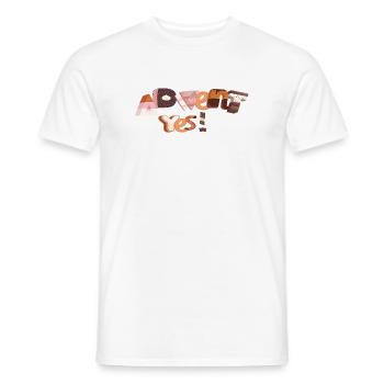 Lettres de l’Avent en sucre - T-shirt homme - blanc - Devant - AI Model Male 178 dark (178cm)