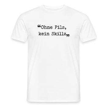 Dialecte de la Ruhrpott sans pilsner, pas de région de la Ruhr - T-shirt homme - blanc - Devant - AI Model Male 178 dark (178cm)