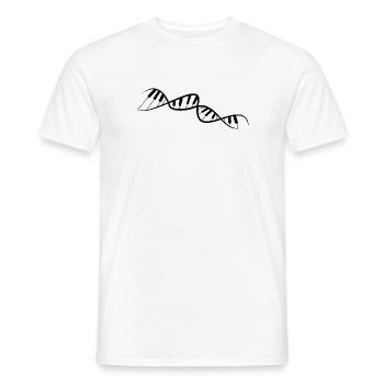 Musik Klavier Dna Piano Musikinstrument - Männer T-Shirt - Weiß - Vorne - AI Model Male 178 dark (178cm)