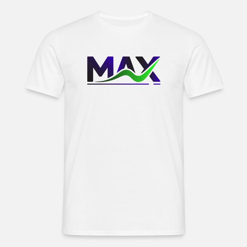 MAX Wave Gradient Logo Tee - Men's T-Shirt - white