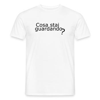 Chercher - T-shirt homme - blanc - Devant - AI Model Male 178 dark (178cm)