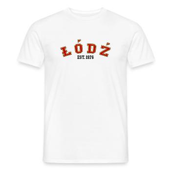 Łódź Fondé en 1976 - T-shirt homme - blanc - Devant - AI Model Male 178 dark (178cm)