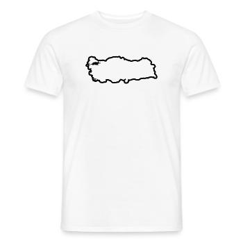 Pays de Turquie - T-shirt homme - blanc - Devant - AI Model Male 178 dark (178cm)