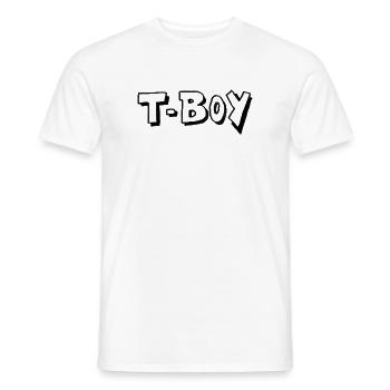 T-Boy Transboy LGBTQ Pride - Illustration - Männer T-Shirt - Weiß - Vorne - AI Model Male 178 dark (178cm)