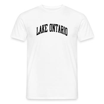 Lake Ontario Die Großen Seen Immer und Ewig - Männer T-Shirt - Weiß - Vorne - AI Model Male 178 dark (178cm)