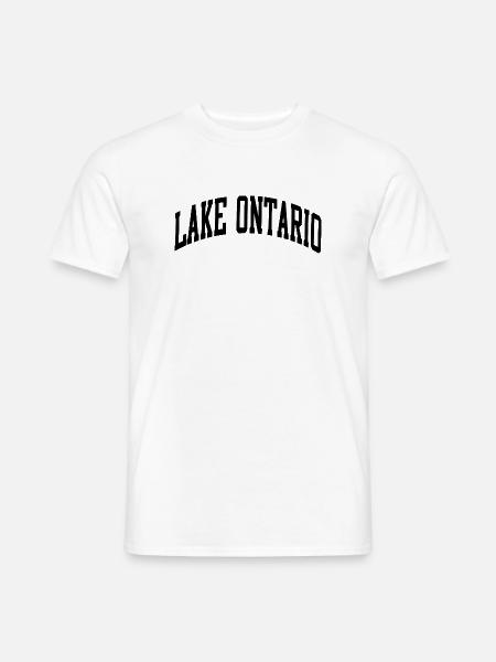 Lake Ontario Die Großen Seen Immer und Ewig - Männer T-Shirt - Weiß
