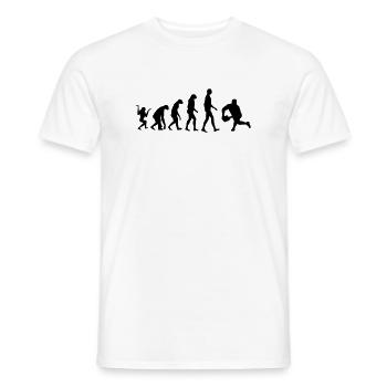 Rugby - Rugbyman - Sport - Fighter - Fight - Men's T-Shirt - white - Front - AI Model Male 178 dark (178cm)