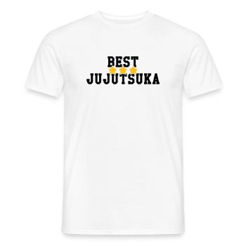 Jujutsu Jiu Jitsu Jiujitsu Ju-jitsu Jiu-jitsu - Men's T-Shirt - white - Front - AI Model Male 178 dark (178cm)