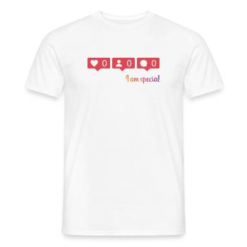 likes - Männer T-Shirt - Weiß - Vorne - AI Model Male 178 dark (178cm)