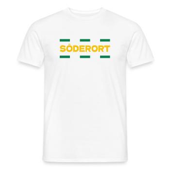 Söderort - Stockholm - Men's T-Shirt - white - Front - AI Model Male 178 dark (178cm)