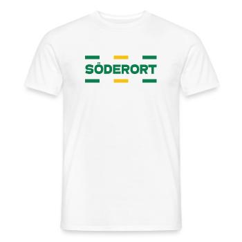 Söderort - Stockholm - Men's T-Shirt - white - Front - AI Model Male 178 dark (178cm)