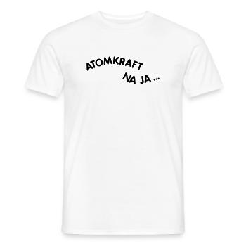 Atomkraft - Männer T-Shirt - Weiß - Vorne - AI Model Male 178 dark (178cm)