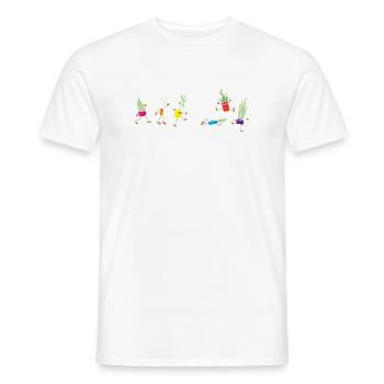 Botaniker - Männer T-Shirt - Weiß - Vorne - AI Model Male 178 dark (178cm)