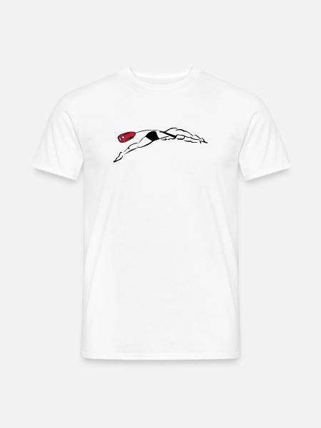 lifeguard plunge - Men's T-Shirt - white