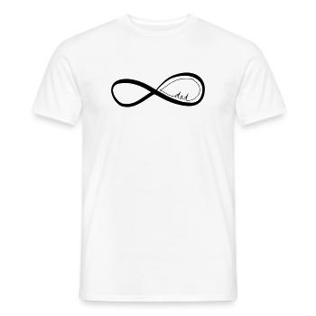 dad - Männer T-Shirt - Weiß - Vorne - AI Model Male 178 dark (178cm)