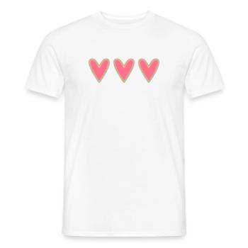 MERES FESTIVAL. MOM. MOM. MUM. MAMA. FEAST - Men's T-Shirt - white - Front - AI Model Male 178 dark (178cm)