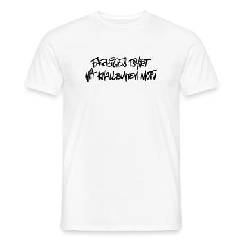Chemise colorée humour disant - T-shirt homme - blanc - Devant - AI Model Male 178 dark (178cm)