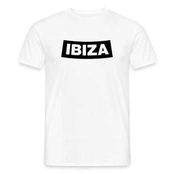 IBIZA Chapter Element 1C (JGA MC-Rocker-Style) - Men's T-Shirt - white - Front - AI Model Male 178 dark (178cm)