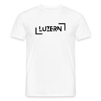 Luzern - Männer T-Shirt - Weiß - Vorne - AI Model Male 178 dark (178cm)