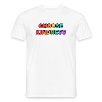Choisissez le dégradé de bienveillance - T-shirt homme - blanc - Devant - AI Model Male 178 dark (178cm)