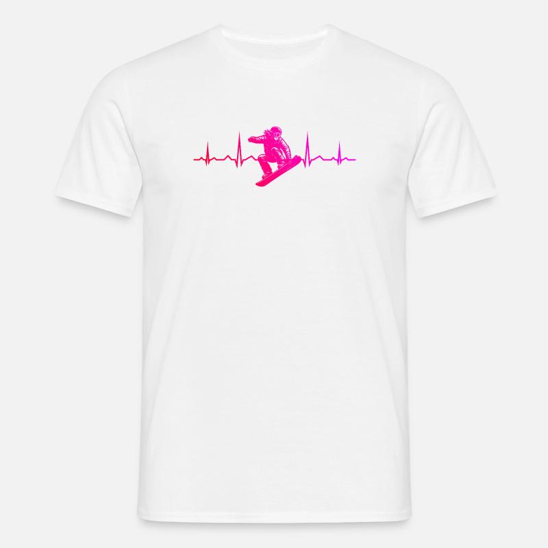 Clear snowboard message - Men's T-Shirt - white