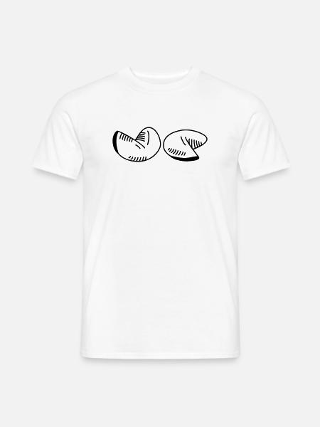Glückskeks Motiv – Weisheit & Humor vereint! - Männer T-Shirt - Weiß