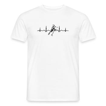 Pickleball Amateur Fans lieben Pickleballspielerin - Männer T-Shirt - Weiß - Vorne - AI Model Male 178 dark (178cm)