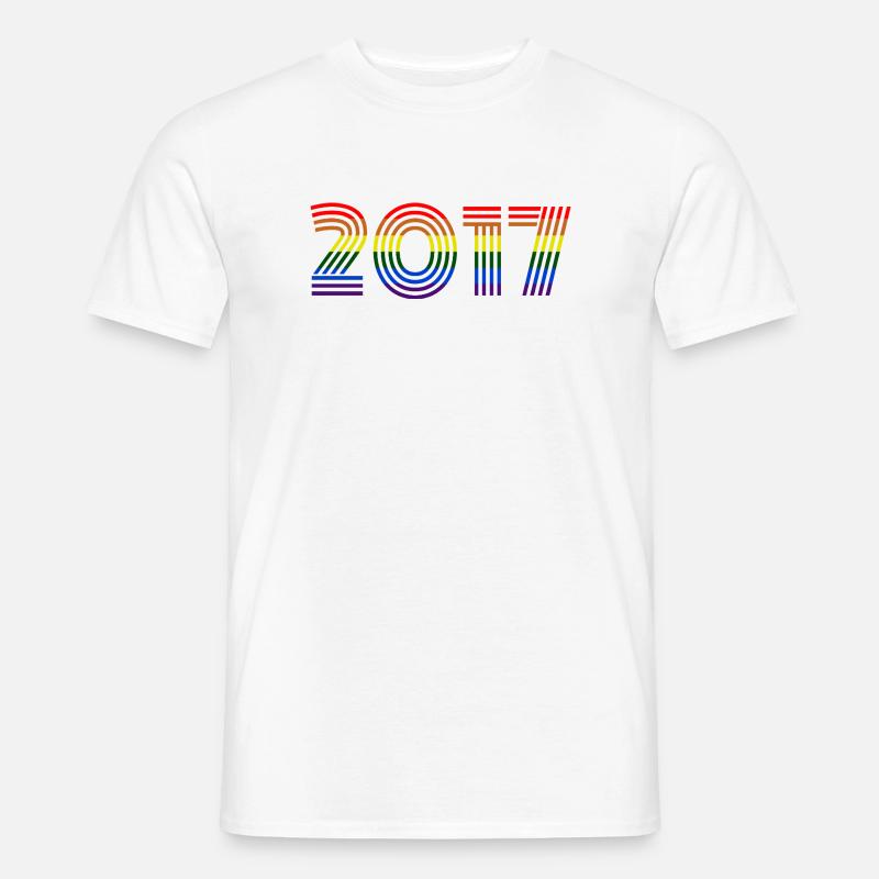 2017 - Männer T-Shirt - Weiß