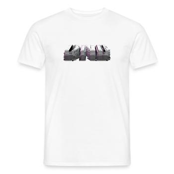 Dnb Drum'n'bass D'n'B Music - Men's T-Shirt - white - Front - AI Model Male 178 dark (178cm)