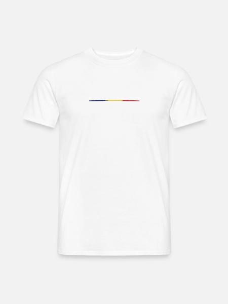 tricolore RO - Männer T-Shirt - Weiß