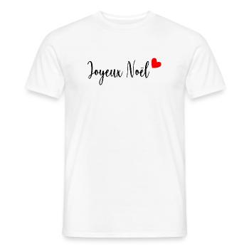 WEIHNACHTEN. FROHE WEIHNACHTEN. FROHE WEIHNACHTEN. WEIHNACHTSMANN - Männer T-Shirt - Weiß - Vorne - AI Model Male 178 dark (178cm)
