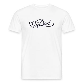 Dad - T-shirt homme - blanc - Devant - AI Model Male 178 dark (178cm)