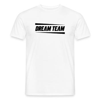 Équipe de rêve Mannschaft - T-shirt homme - blanc - Devant - AI Model Male 178 dark (178cm)