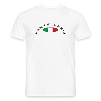 Pantelleria Italie Câpres - T-shirt homme - blanc - Devant - AI Model Male 178 dark (178cm)