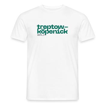 Treptow Köpenick Berlin - Schönes simples Design - Männer T-Shirt - Weiß - Vorne - AI Model Male 178 dark (178cm)