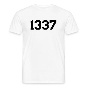 Bicycle in the Bargain – Text Design - Men's T-Shirt - white - Front - AI Model Male 178 dark (178cm)