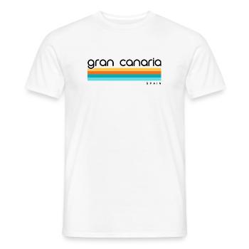 Gran Canaria - Spain - Spanien - Espana - Kanaren - Männer T-Shirt - Weiß - Vorne - AI Model Male 178 dark (178cm)