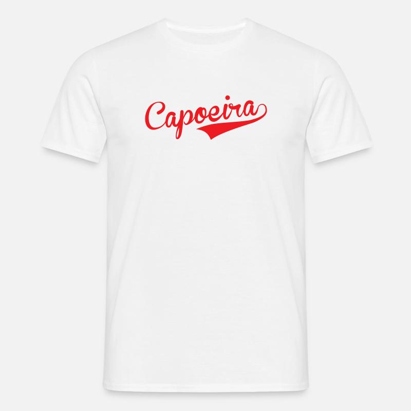 Capoeira - Kamp - Dans - T-shirt til herrer - hvid