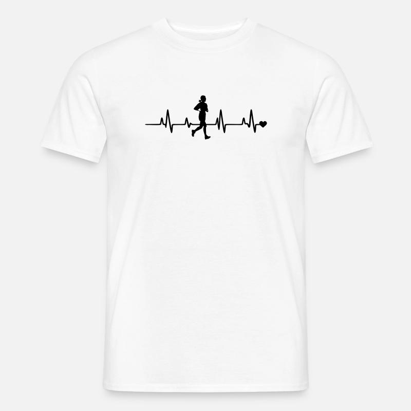 joggen - Männer T-Shirt - Weiß