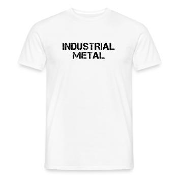Industriemetall - Männer T-Shirt - Weiß - Vorne - AI Model Male 178 dark (178cm)