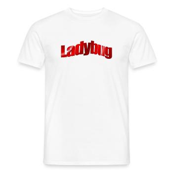 Dezentes Logo Ladybug  - Männer T-Shirt - Weiß - Vorne - AI Model Male 178 dark (178cm)