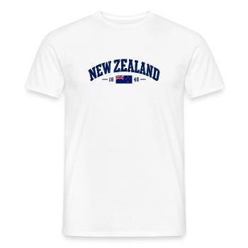 New Zealand - Neuseeland - Aotearoa - Auckland - Männer T-Shirt - Weiß - Vorne - AI Model Male 178 dark (178cm)