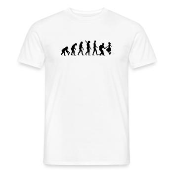 Swing dance - Men's T-Shirt - white - Front - AI Model Male 178 dark (178cm)
