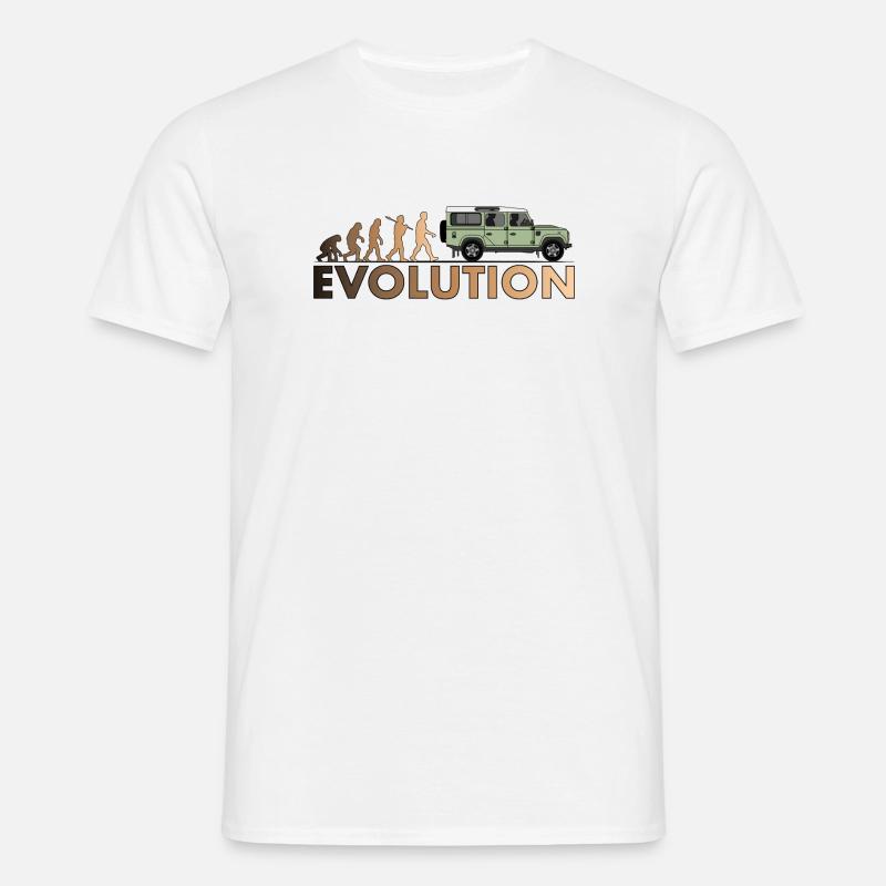 Defender 110 Evolution - Men's T-Shirt - white