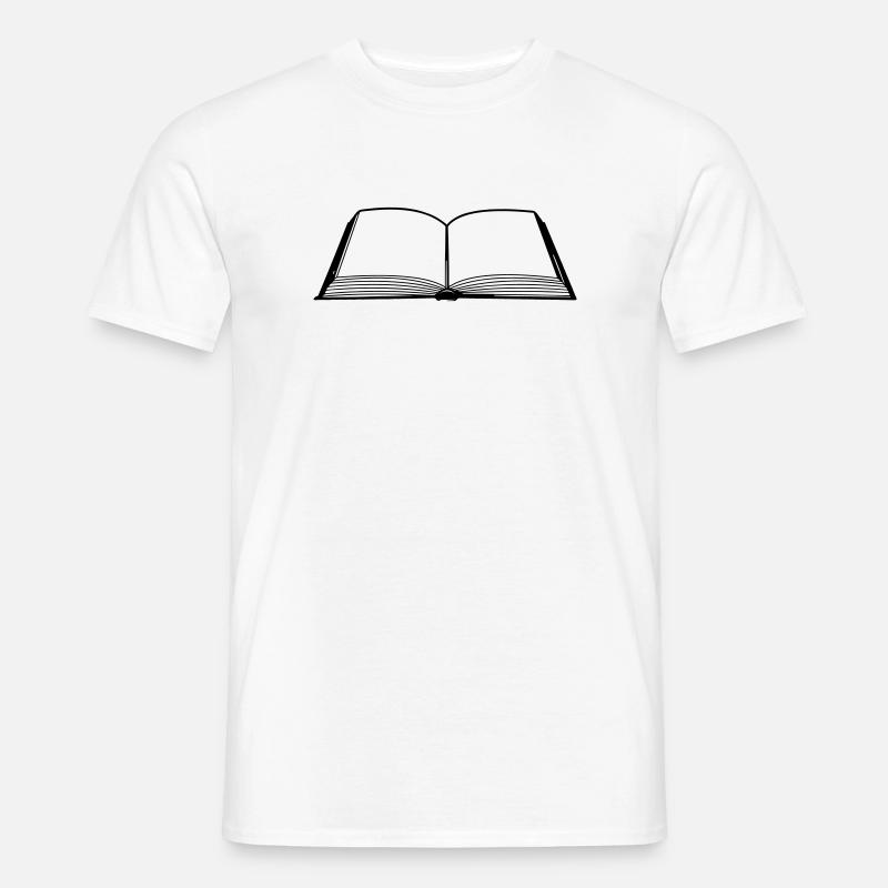 Buch leeren - Männer T-Shirt - Weiß